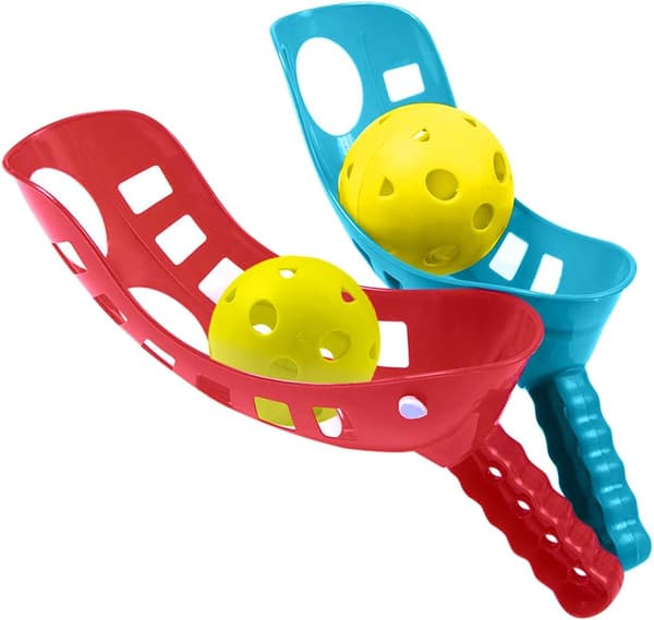 Scoop and Toss Spel, Utomhus Gräsmatta Spel för Barn och Vuxna, Dur