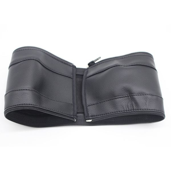 Baby Handtag PU Läder Sittvagn Armstöd Case Black