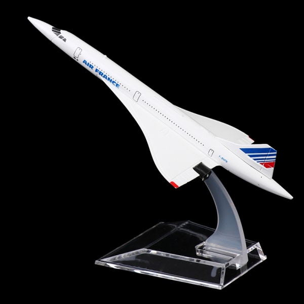 16 cm Air France Concorde Supersonic Jet flygplansmodell