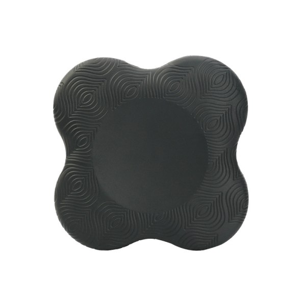 2 st Yoga Knä Armbågsskydd Stöd för knä handled Höft black one