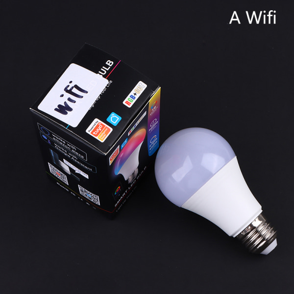 Smart Glödlampa RGB Wifi Bluetooth LED-lampa kompatibel Homekit A