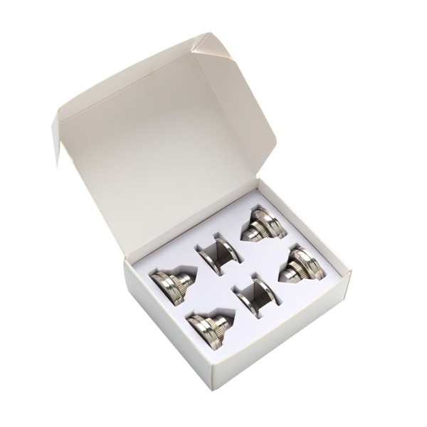 4 Set Högtalarstativ Fotdyna Koppar Högtalarbox Spikes Silver