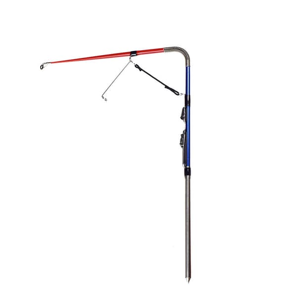 Automatisk fjäder liten sjöstång FRP solid gjutstav Red Blue