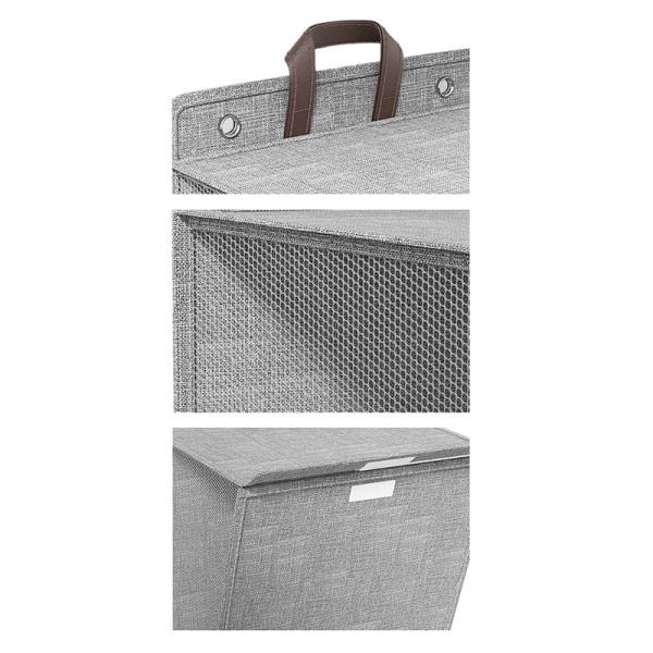 Hopfällbar tvättkorg för smutsiga kläder för hushållsbruk 58X41X15cm