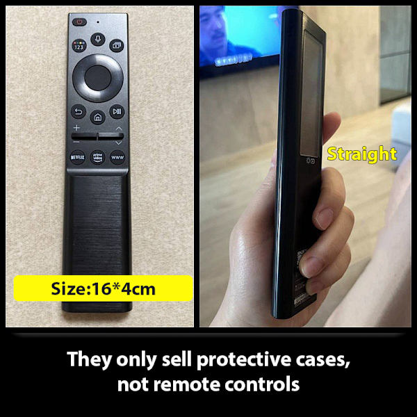 Smart TV Fjärrkontroll Skyddskåpa Silikon Cover Orange