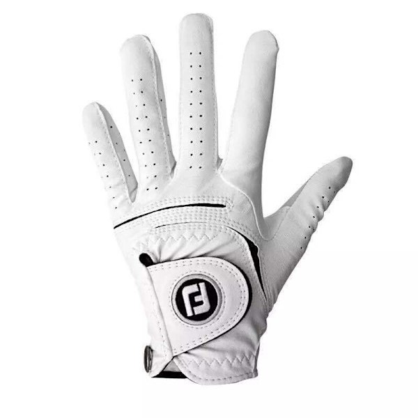 Golfhandskar Andas lammskinn Halkfria Golfhandskar Single Left white size-24