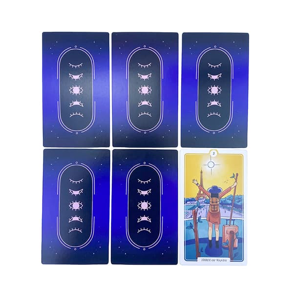 12*7CM Wake Me Up Tarot Card Divination Deck Brädspel