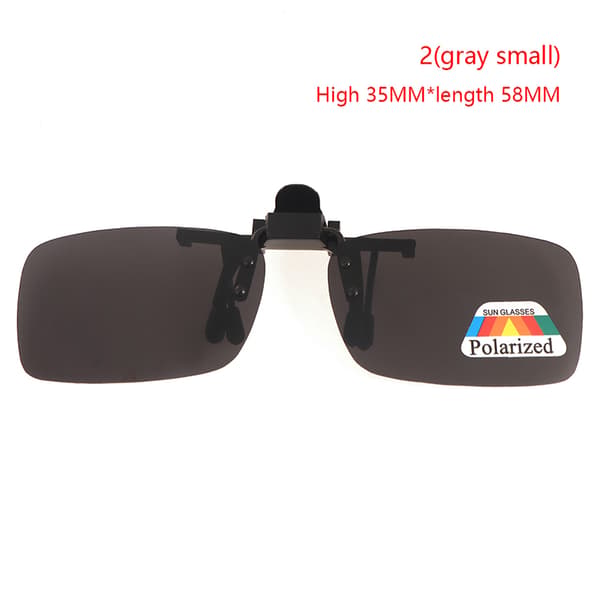 Förarglasögon Polariserade Solglasögon Clip On Interio 2(gray small)