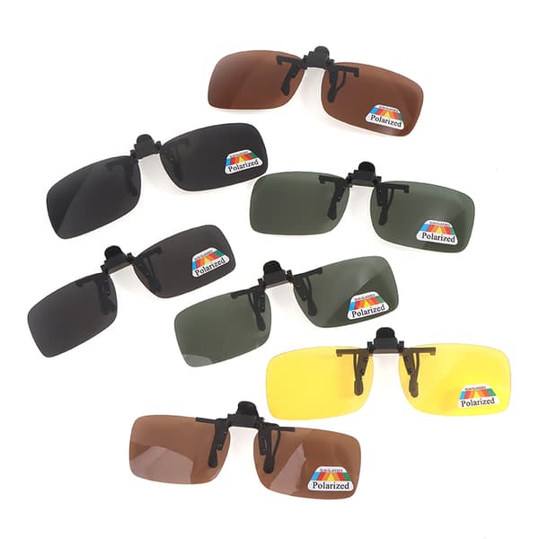 Förarglasögon Polariserade Solglasögon Clip On Interio 2(gray small)