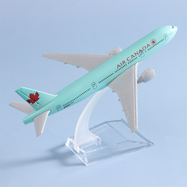 Boeing 777 Planmodell Legering Metallmodell Flygplan Souvenirmodell