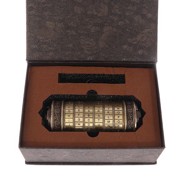 Da Vinci Code Leksaker Metall Cryptex Lås Presenter JUL present
