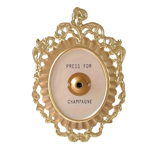 Tryck För Champagne Knapp Ring Mini Tryck För Champagne Knapp A