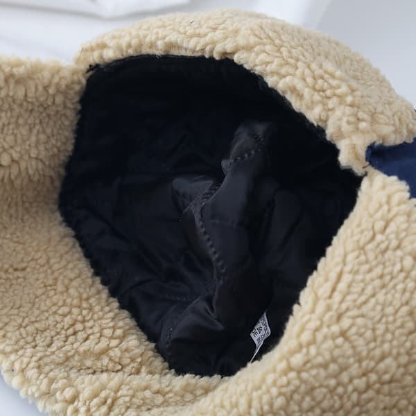 Vinter Tjock Varma hörselskydd Hattar Bomber Hat Beanie Cap Black