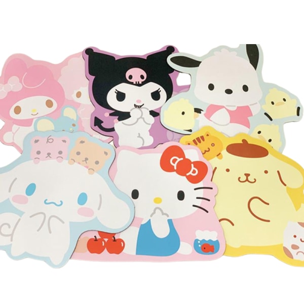 Sanrio mus vadderar Anime Mousepad Oregelbunden antisladd för tecknad film A12