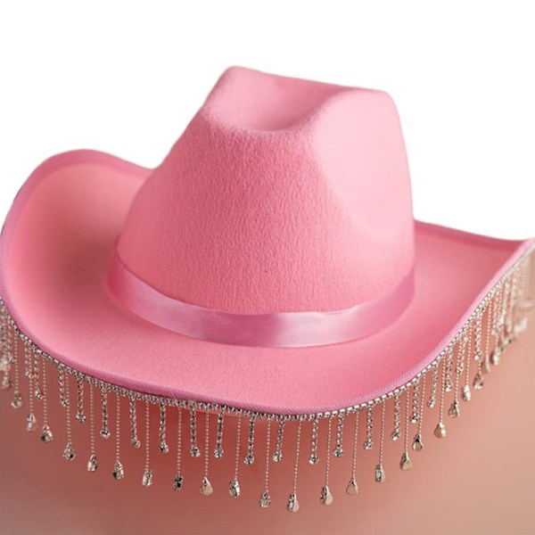 Tofs Dam Cowboyhatt Frans Cowgirl Hattar Brud Kristall Par A3