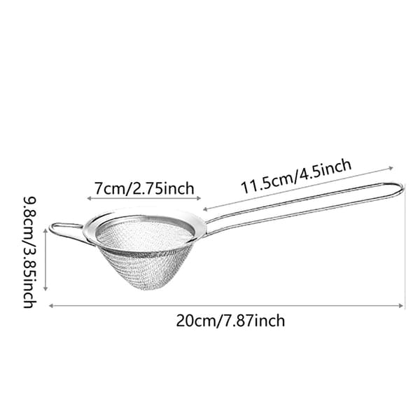 Mesh rostfritt stål konisk sil Cocktail Bar Sil