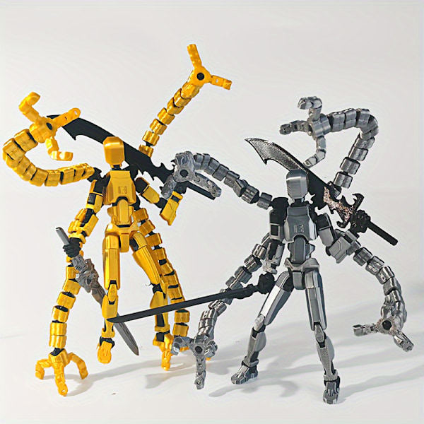 Färdigmonterad 18.3cm T13 Actionfigur 3D-Printad Multi-ed A3