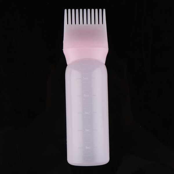 120 ml hårfärgningsflaska med applikatorborste för färgning av flaskor Pink