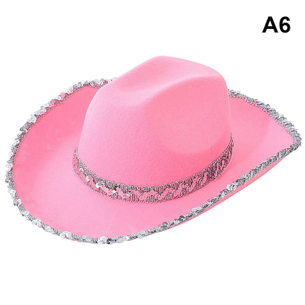 Tofs Dam Cowboyhatt Frans Cowgirl Hattar Brud Kristall Par A6
