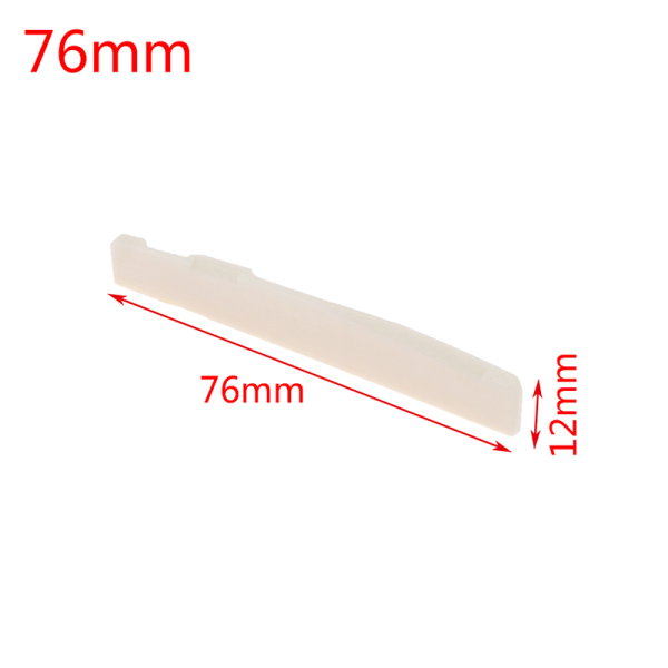 Real Bone Bridge-sadel för folklig akustisk gitarr 76MM