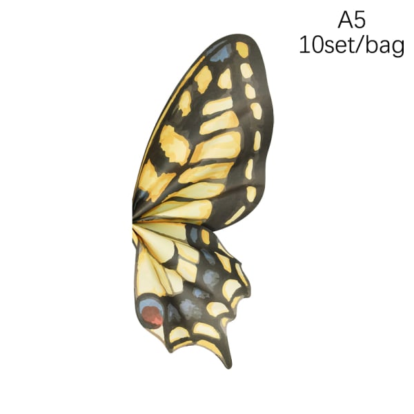 Butterfly Wing Formed Blomma Omslagspapper Bukett Omslag A5