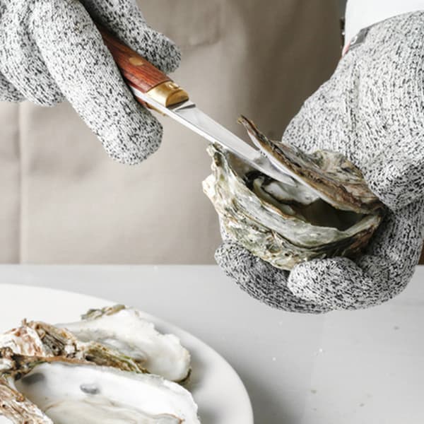 Oysteröppnare Shucker Pilgrimsmussla i rostfritt stål