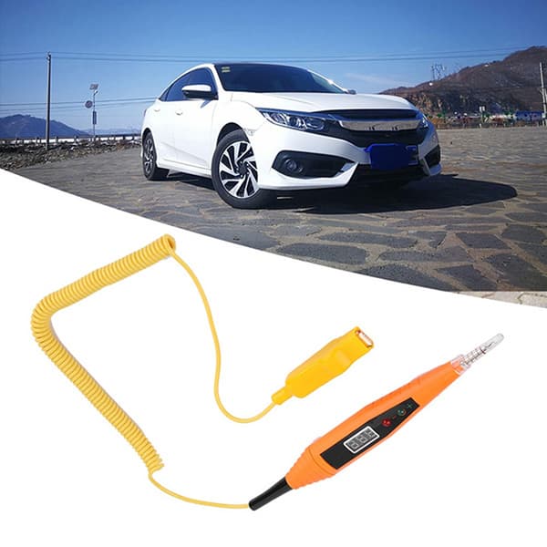 Automobile Ignition Test Pen Digital Display Test Pen Diagnosti Orange