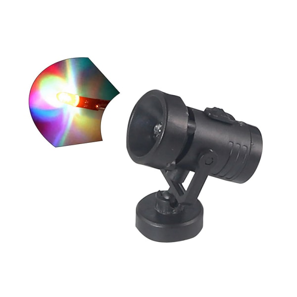 Färgglad modell Spotlight Garage Display Scen Projektionslampa Multicolor