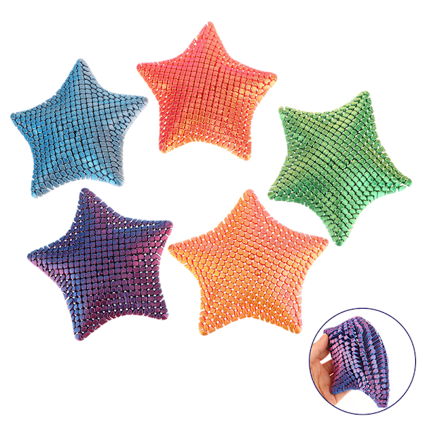 14 cm Sjöstjärna Dekompressionsleksaker Articulerande Rörliga s Sta Multicolor