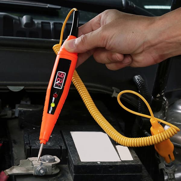 Automobile Ignition Test Pen Digital Display Test Pen Diagnosti Orange