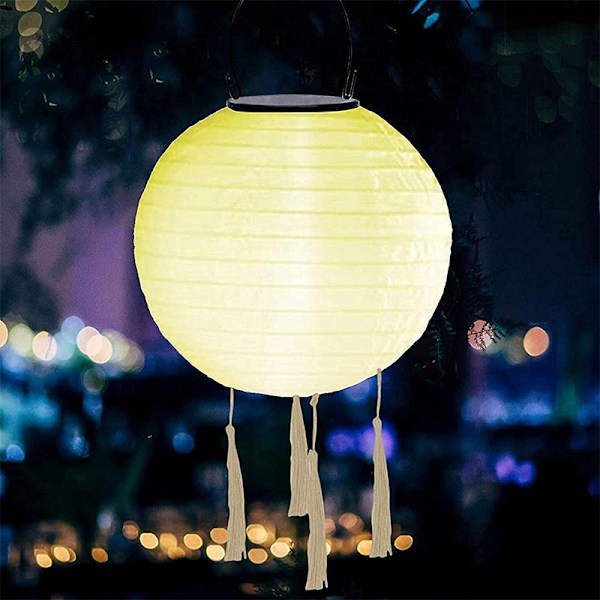 12 Tum Vattentäta Soldrivna Lyktor Lykta LED-Lampa Utomhus A3