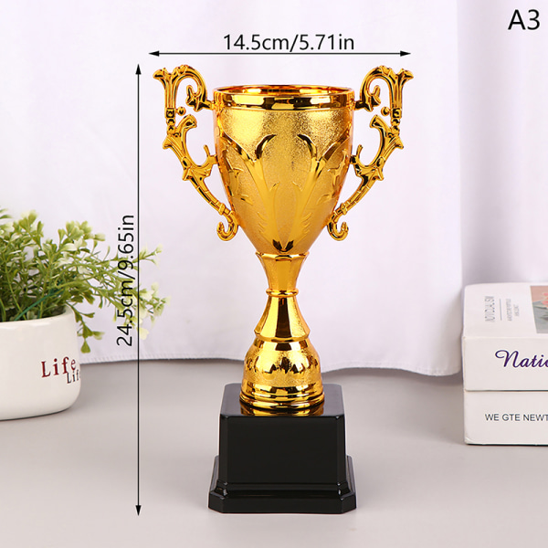 1Pc Award Trophy Winner Troféer Barn Troféleksaker för barn 14.5*24.5cm