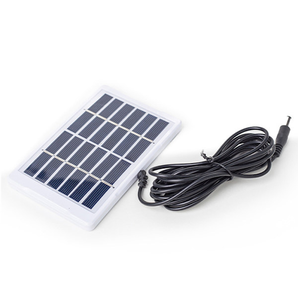 1W 6V solpanel 5521 DC-port polykristallin solcellsladdare 5V 1W
