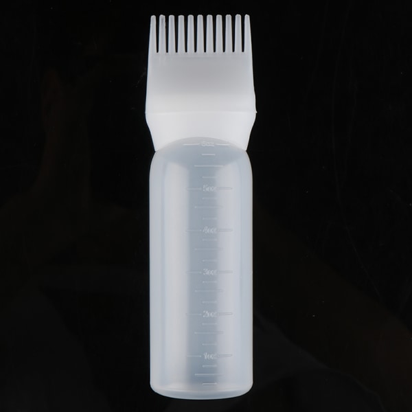 120 ml hårfärgningsflaska med applikatorborste för färgning av flaskor White