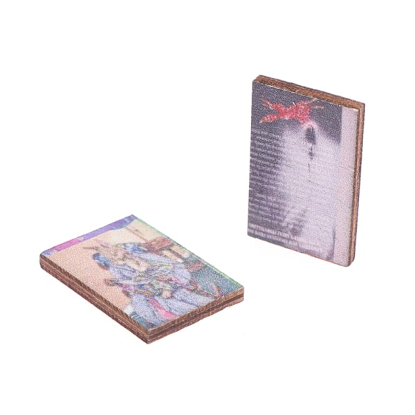 Kreativ Anti- Bokhylla Miniatyr Bok Tändsticksaskar Dockhus A5