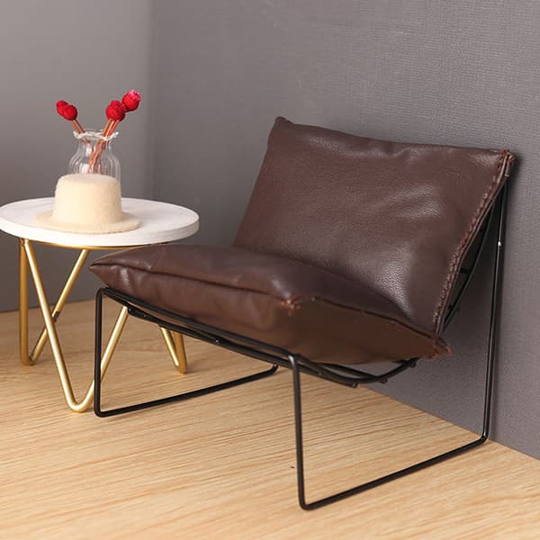 Dockhus Soffa Stol Rygg Stol Möbler Vardagsrumsinredning Light brown