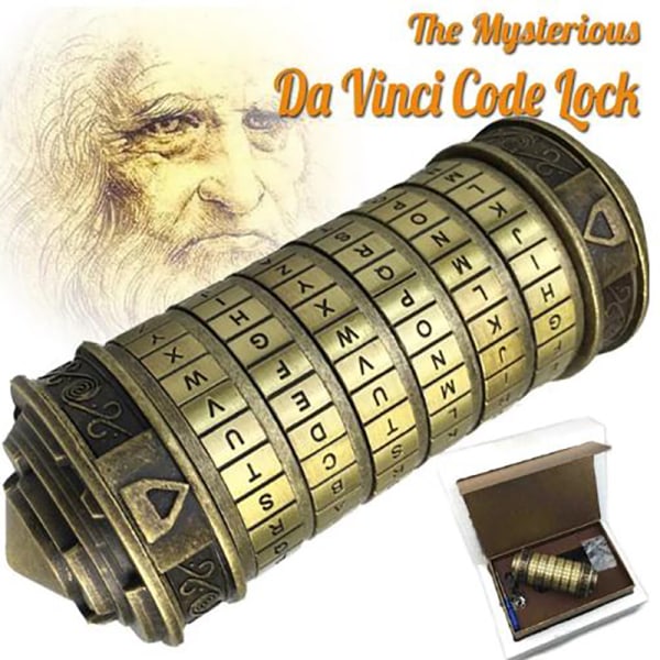 Da Vinci Code Leksaker Metall Cryptex Lås Presenter JUL present