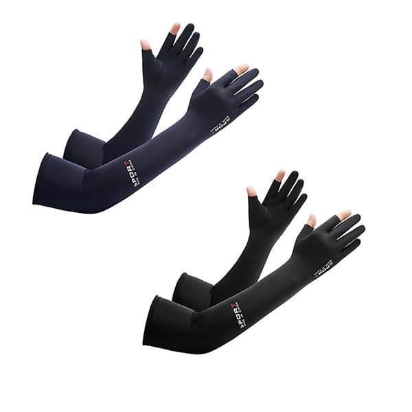 Arm Sleeves Summer Elastisk UV-skyddshylsa Gray