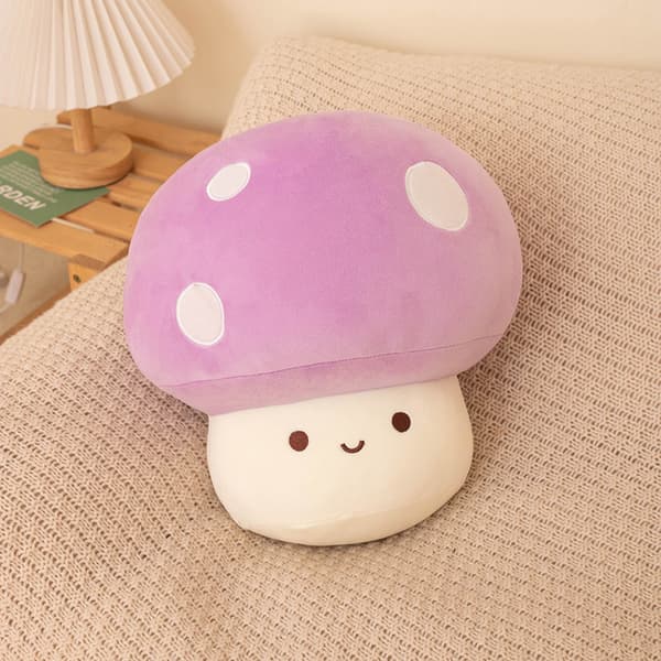 10 cm svampplyschleksaker och svampplyschstoppad docka Purple Hight 10CM