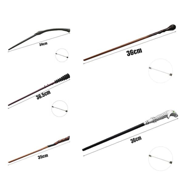 35-40cm Harry Potter Metal Core Magic Wands leksak A3