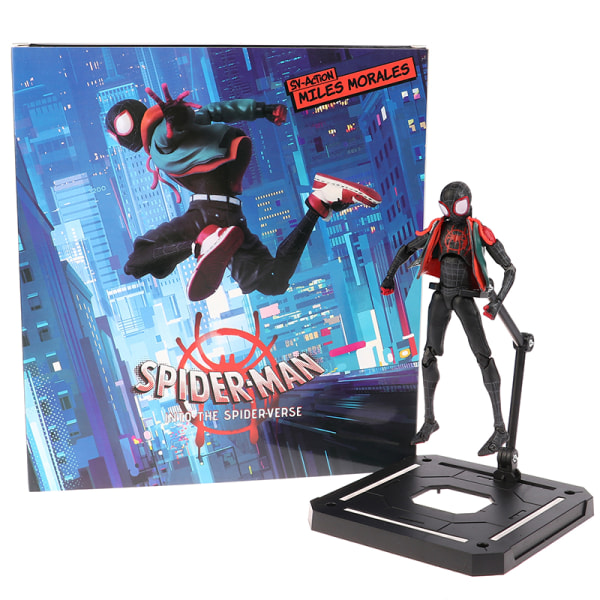 Action Spiderman Miles Morales Figurmodellleksak som julklapp
