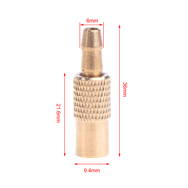 Modifiera Auto Koppar Luftpump Chuck Clip Inflator Ventil Connector