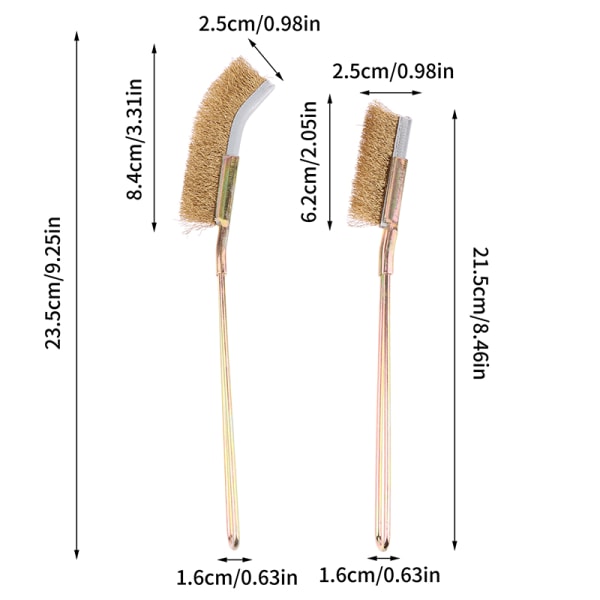 Trådborste Rust Cleaner Armbågsborste Rostfri stålborste type-A1