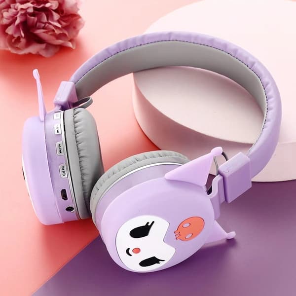 Sanrio Kuromi Hello Kitty Bluetooth Trådlösa Hörlurar Headset A3
