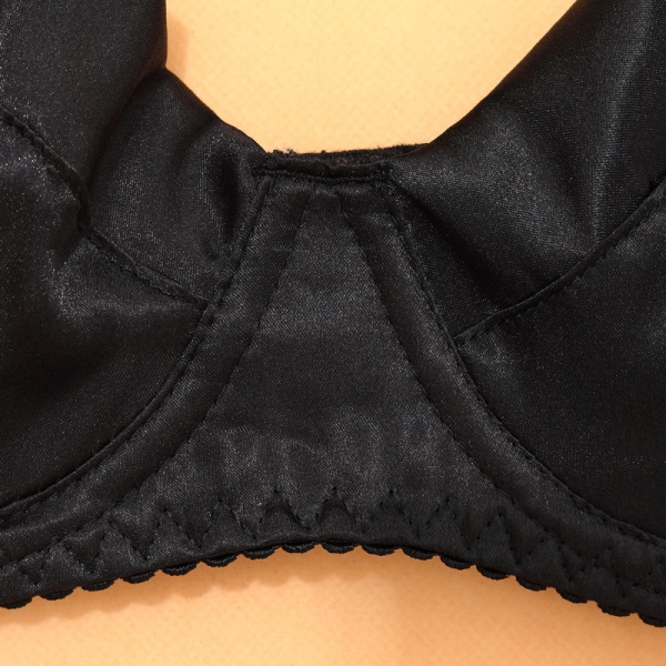 Damunderkläder Set Choker Tofs Sexiga underkläder 5-delat set Black L