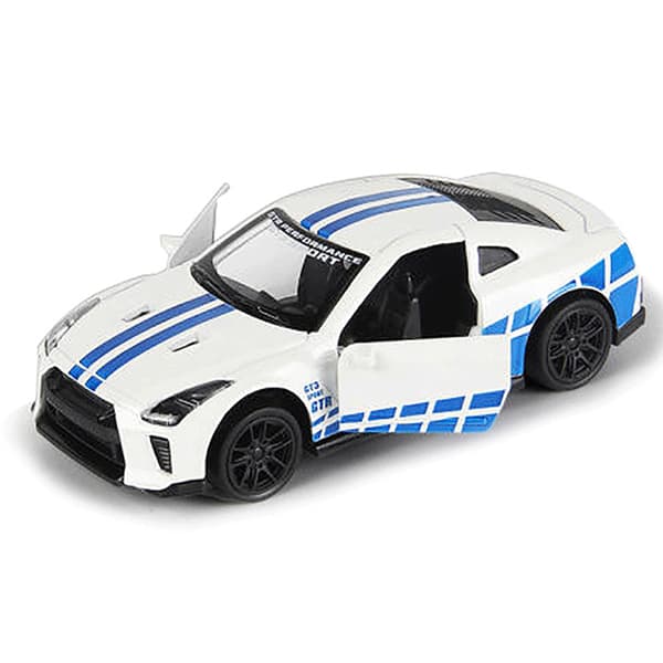 1Pc Legering Diecast bilmodell Pull Back Bilmodell för barn Sky blue
