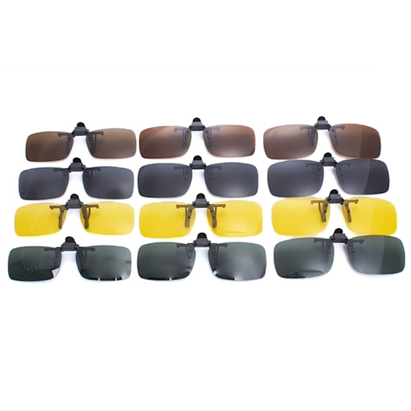 Förarglasögon Polariserade Solglasögon Clip On Interio 1(yellow small)
