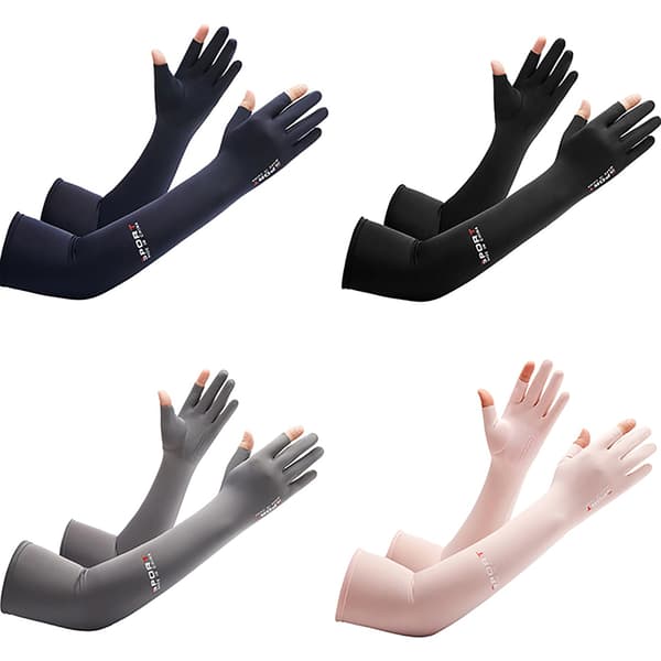 Arm Sleeves Summer Elastisk UV-skyddshylsa Blue