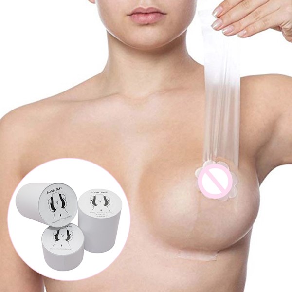 1PC Transparent bröstklistermärke Bröstlyft Push Up Osynlig