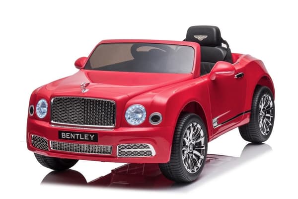 Batteribil Bentley Mulsanne rød elbil til børn